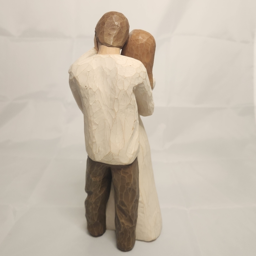 8 1/2” Willow Tree Together Wooden Figurine Decoration - Picture 3 of 10